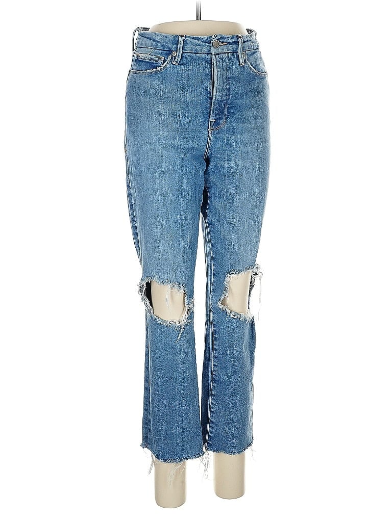Pre-owned Good American Jeans In Blue