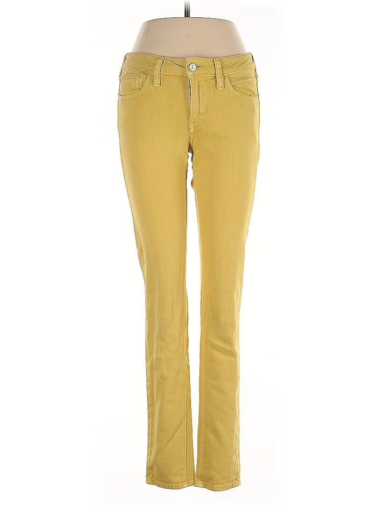 Pre-owned Pilcro And The Letterpress Jeans In Yellow