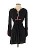 Hecho a Mano 100% Rayon Black Casual Dress Size S - photo 1