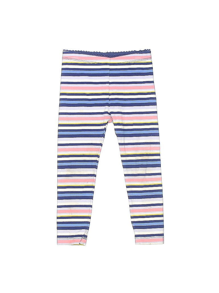 Tea 100% Cotton Stripes Blue Leggings Size 3T - photo 1