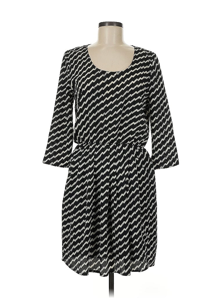 Pre-owned Bar Iii Casual Dress In Black