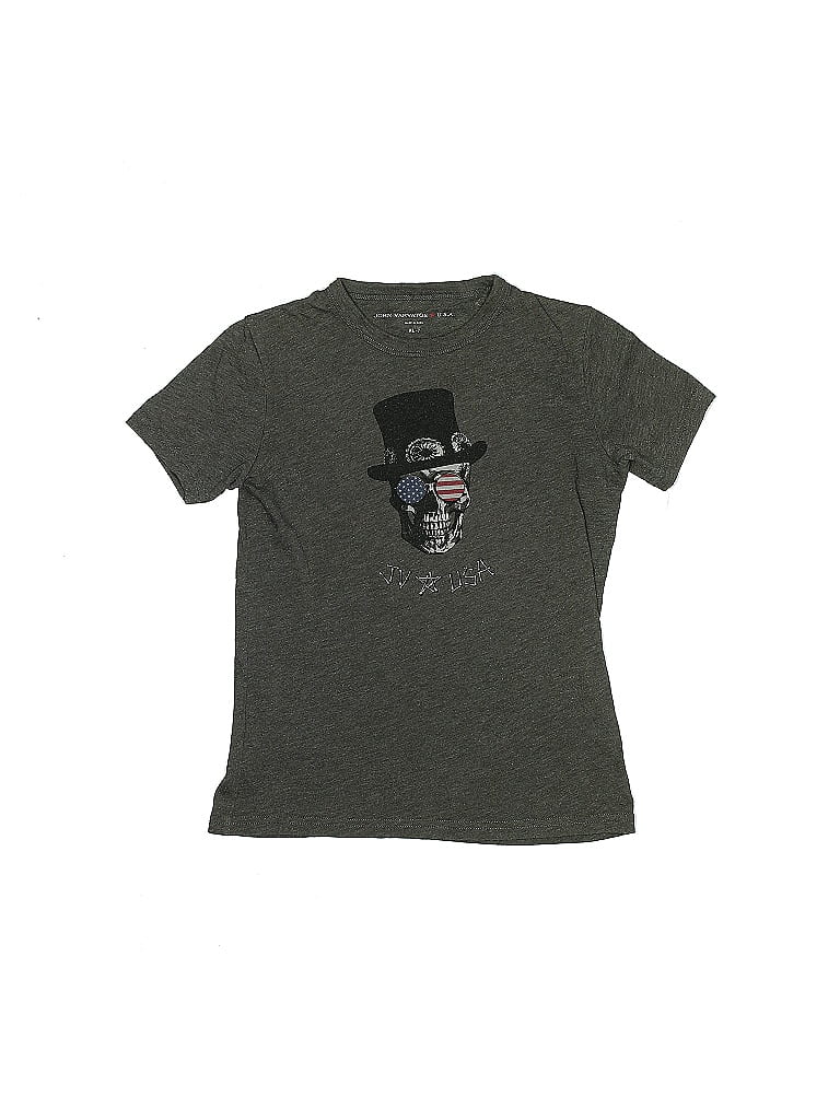 Pre-owned John Varvatos Kids' Short Sleeve T-shirt In Gray