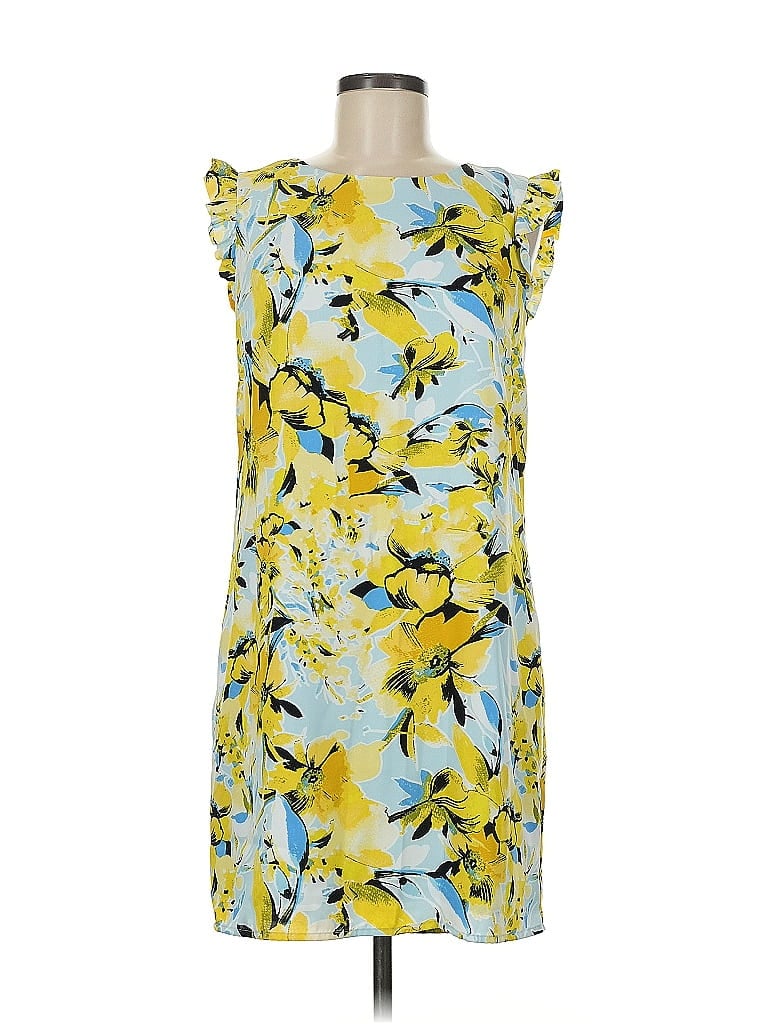 Pre-owned Cynthia Rowley Tjx Casual Dress In Yellow