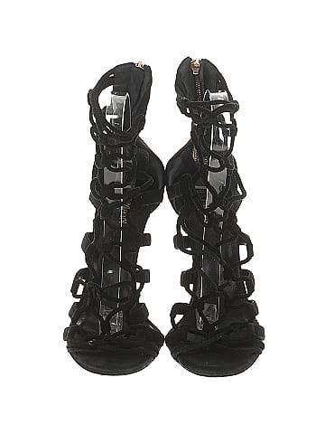 Balmain Suede Heels (view 2)