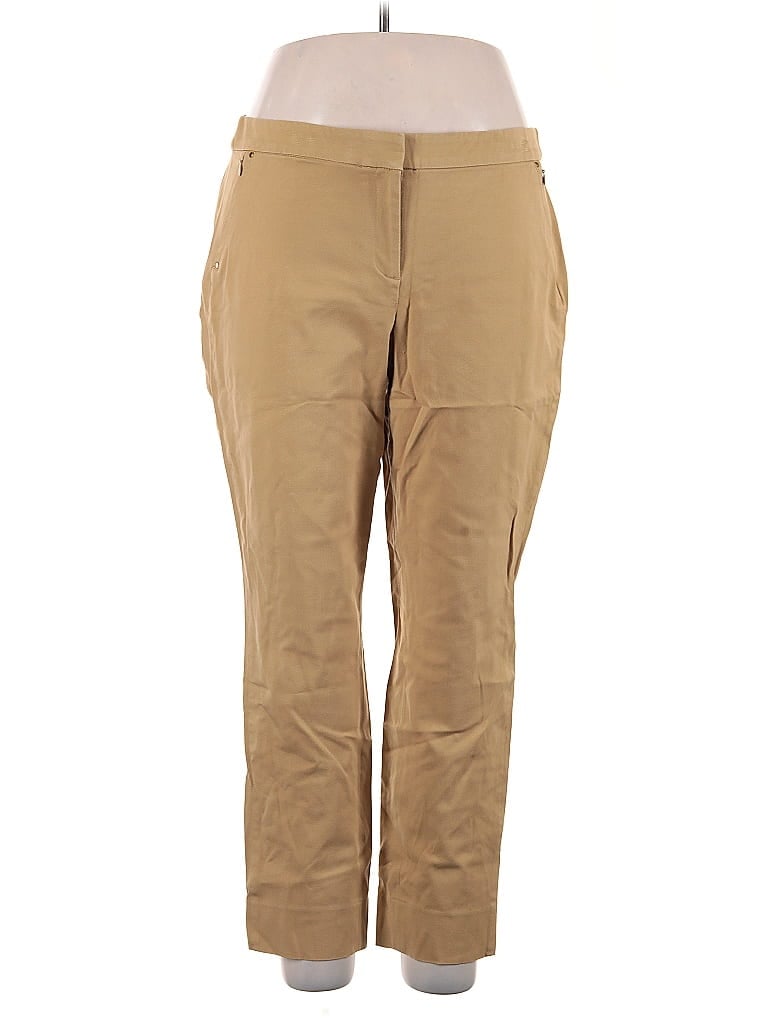 Click to view more detailed imagery on our partner's website Pre-owned Rafaella Khaki Pant In Brown