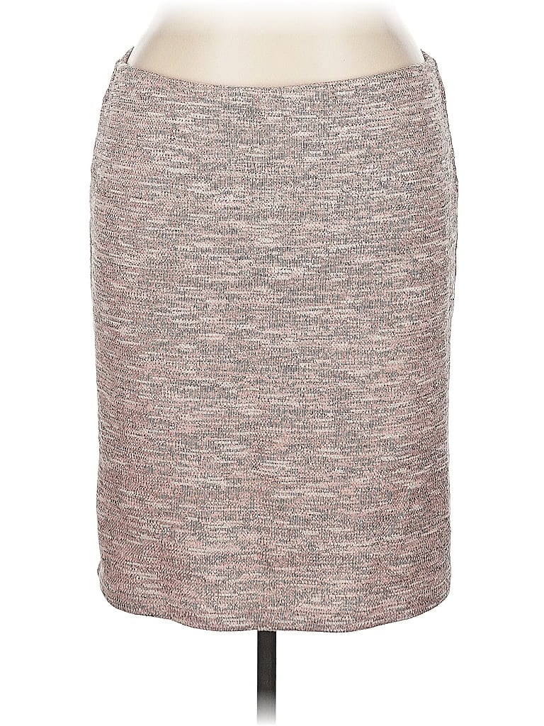 Pre-owned Ann Taylor Loft Casual Skirt In Gray
