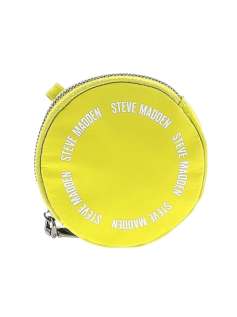 Steve Madden 100% Polyester Yellow Green Coin Purse One size - photo 1