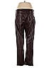 Gap 100% Polyester Brown Faux Leather Pants Size 32 waist - photo 2