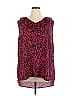 Terra & Sky 100% Polyester Red Sleeveless Blouse Size 2X - photo 1