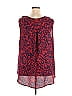 Terra & Sky 100% Polyester Red Sleeveless Blouse Size 2X - photo 2