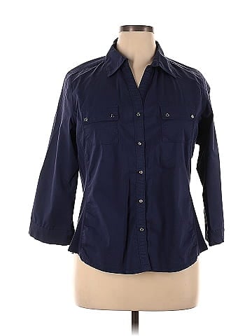 Cathy 3/4 Sleeve Button-Down Shirt (view 1)