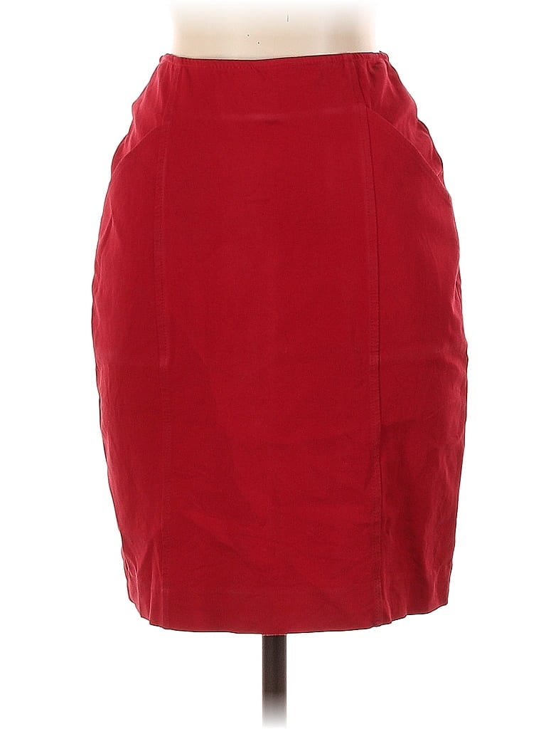 Pre-owned Theory Formal Skirt In Red