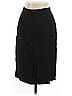 Giorgio Armani Solid Black Wool Skirt Size 10 - photo 2