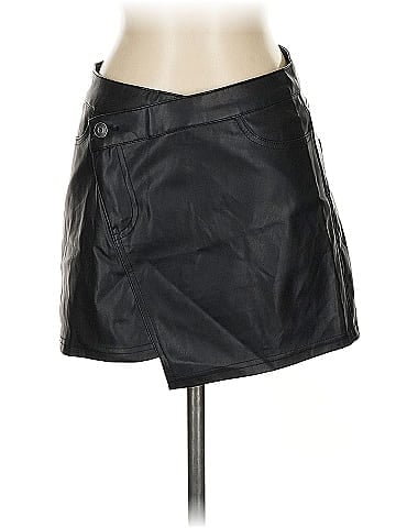 Future Collective Faux Leather Skirt (view 1)