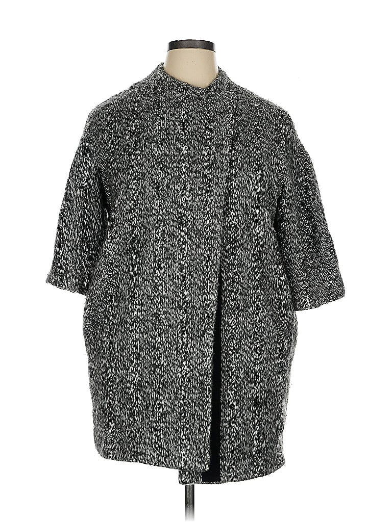 Pre-owned Alice And Olivia Alice + Olivia Coat In Gray