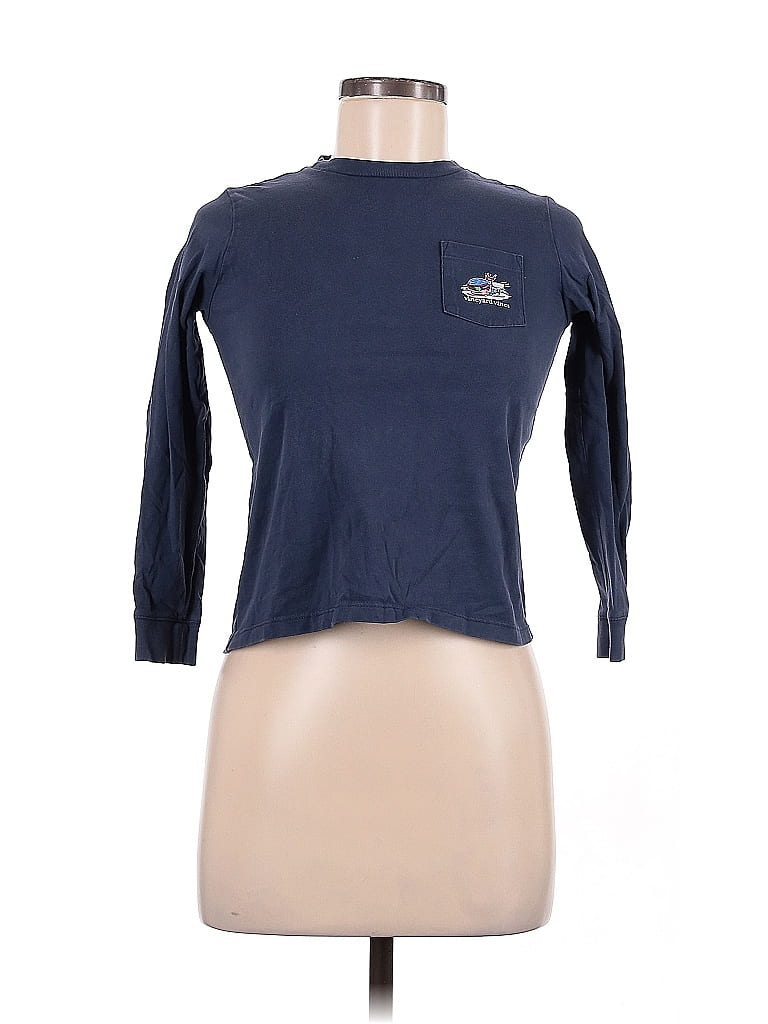 Click to view more detailed imagery on our partner's website Pre-owned Vineyard Vines 3/4 Sleeve T-shirt In Blue