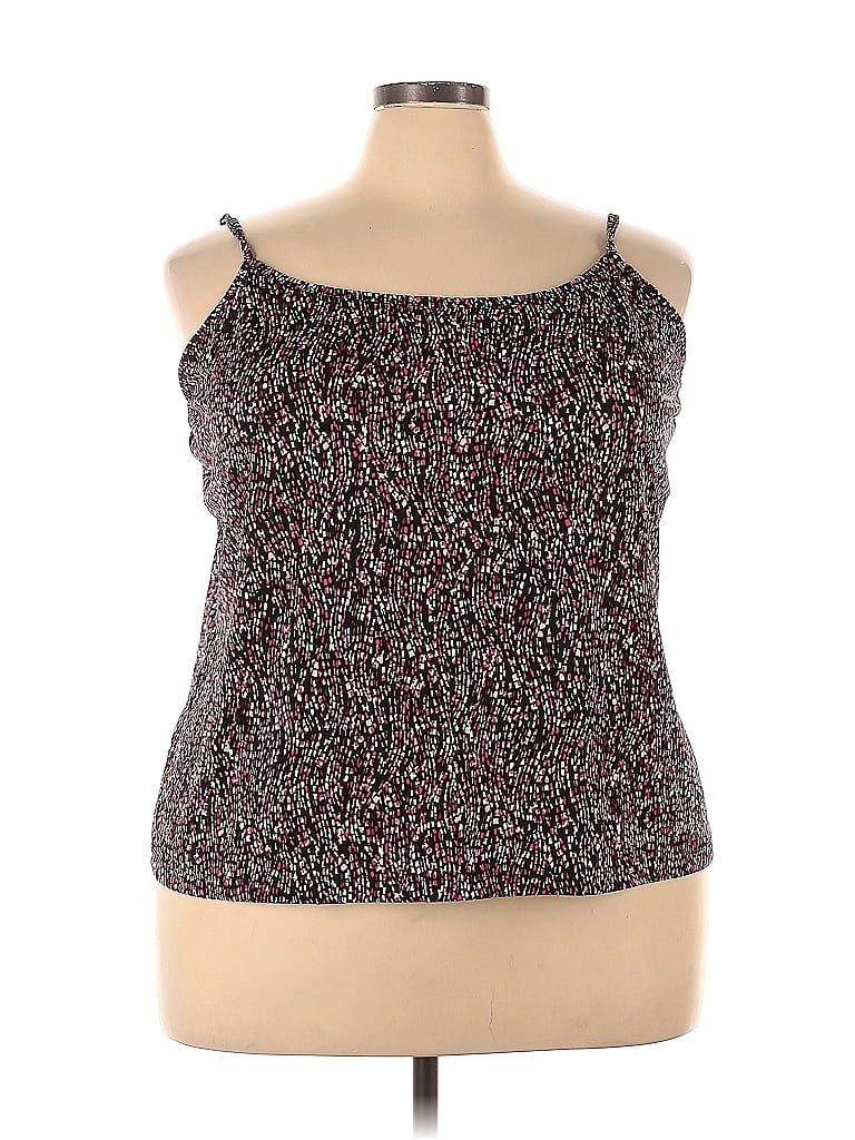 Lane Bryant Outlet Burgundy Tank Top Size 26 - photo 1