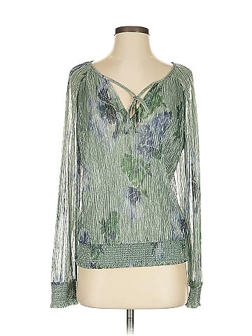 White House Black Market Long Sleeve Blouse (view 1)