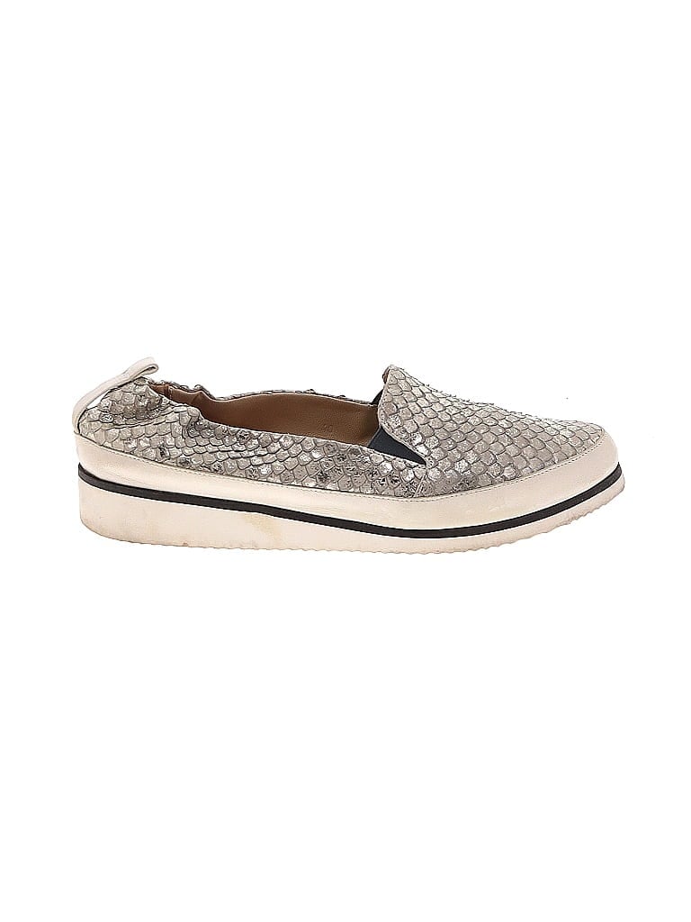 Ron White Houndstooth Silver Ivory Flats Size EU 40 - photo 1