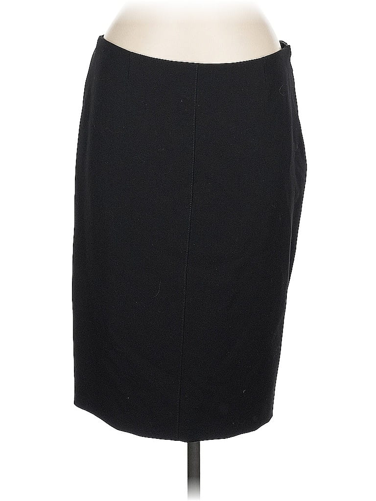 Pre-owned Piazza Sempione Wool Skirt In Black