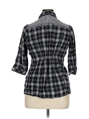 FANG 3/4 Sleeve Button-Down Shirt (view 2)