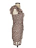 Jump Paisley Gray Cocktail Dress Size 3 - 4 - photo 4