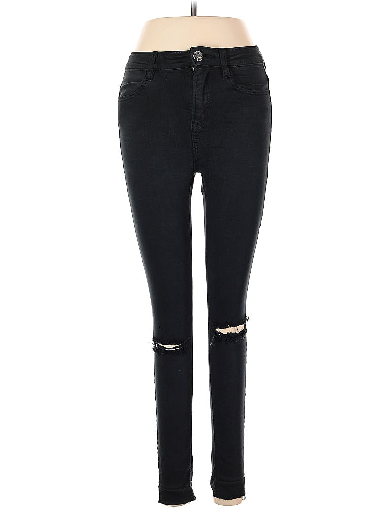 Pre-owned Stradivarius Jeans In Black