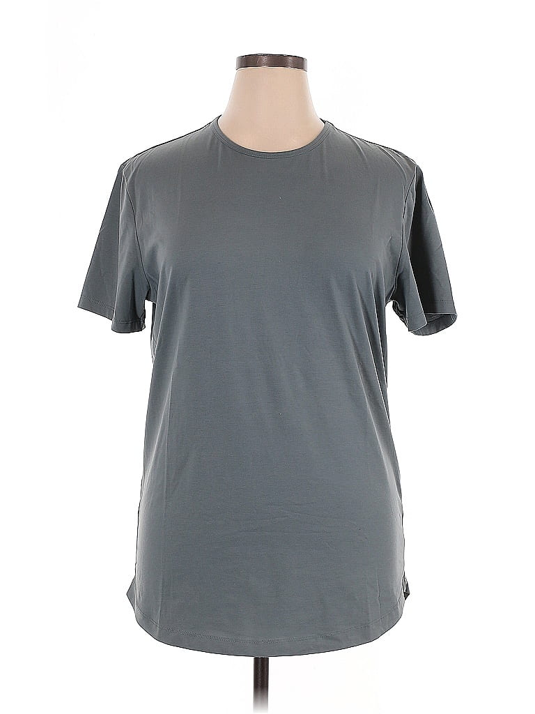 CUTS Gray Short Sleeve Top Size XL - photo 1