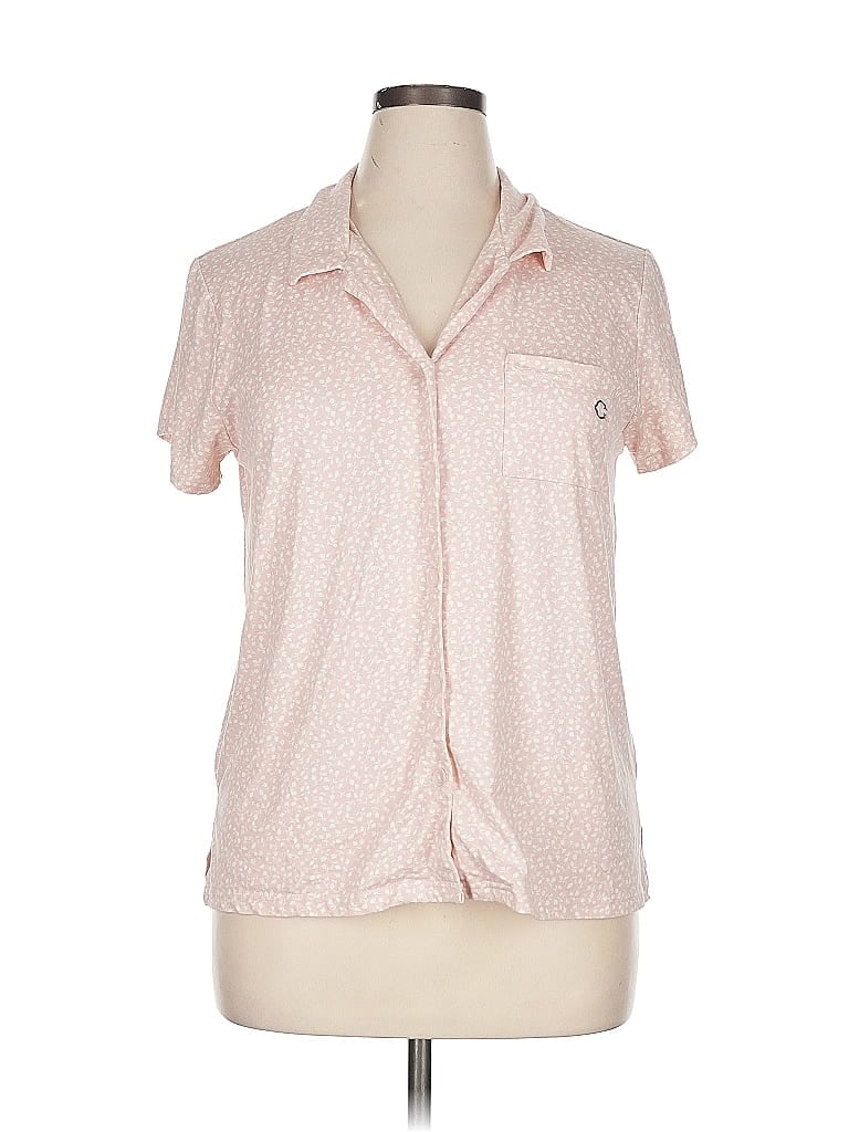 Pre-owned C. Wonder Short Sleeve Blouse In Pink