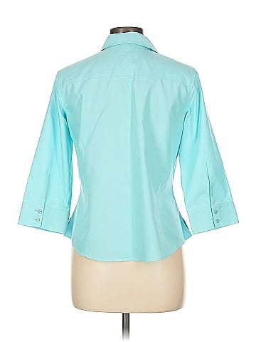 Foxcroft 3/4 Sleeve Button-Down Shirt (view 2)