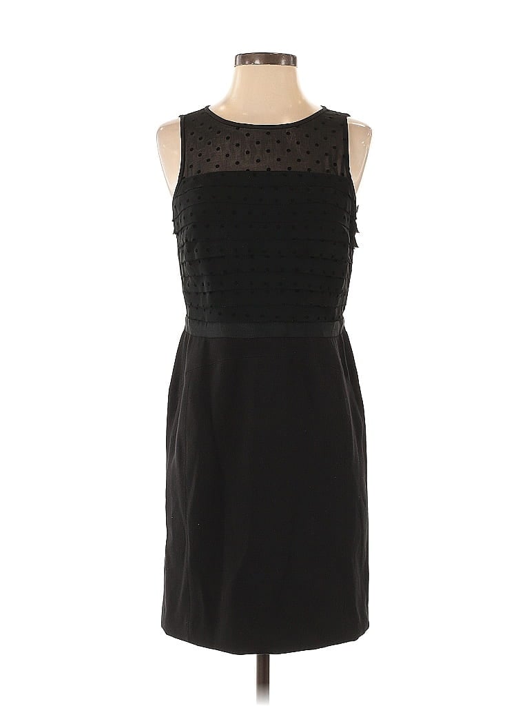 Pre-owned Ann Taylor Loft Cocktail Dress In Black