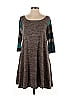 HerShe Argyle Gray Casual Dress Size M - photo 1
