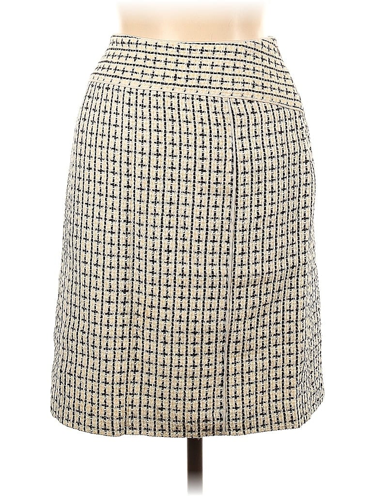 Pre-owned Lena Gabrielle Formal Skirt In White