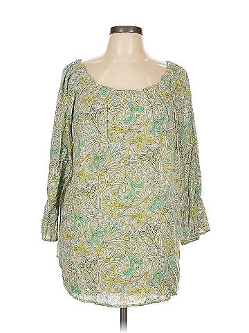More & More 3/4 Sleeve Blouse (view 1)