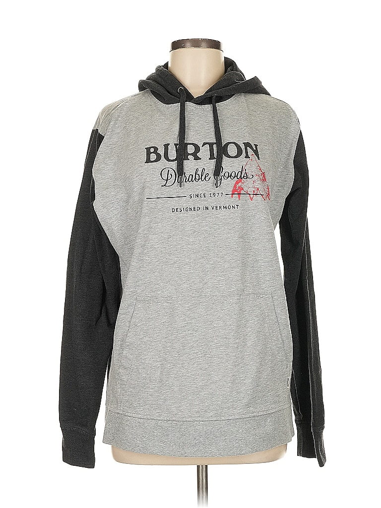 Burton Durable Goods Gray Zip Up Hoodie Size M - photo 1
