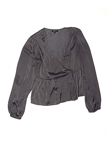 Petite Topshop Long Sleeve Blouse (view 1)