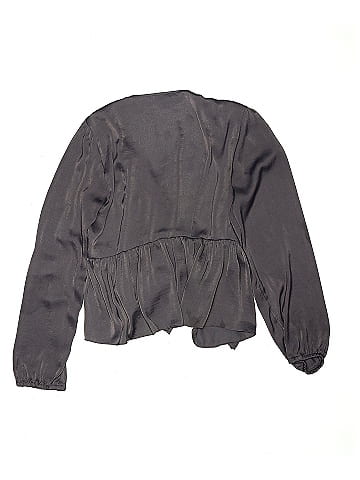 Petite Topshop Long Sleeve Blouse (view 2)