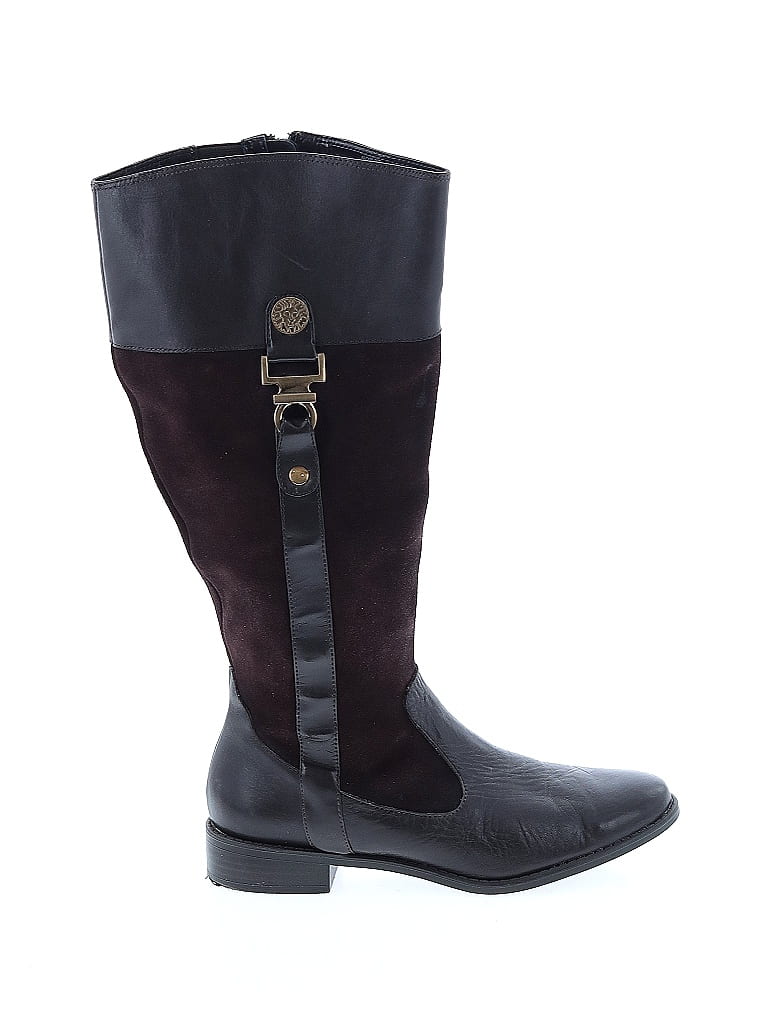 Anne Klein Women's Frizby Boots Beige Size 6 M