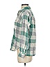 Ann Taylor LOFT 100% Cotton Plaid Green Long Sleeve Button-Down Shirt Size XS - photo 5