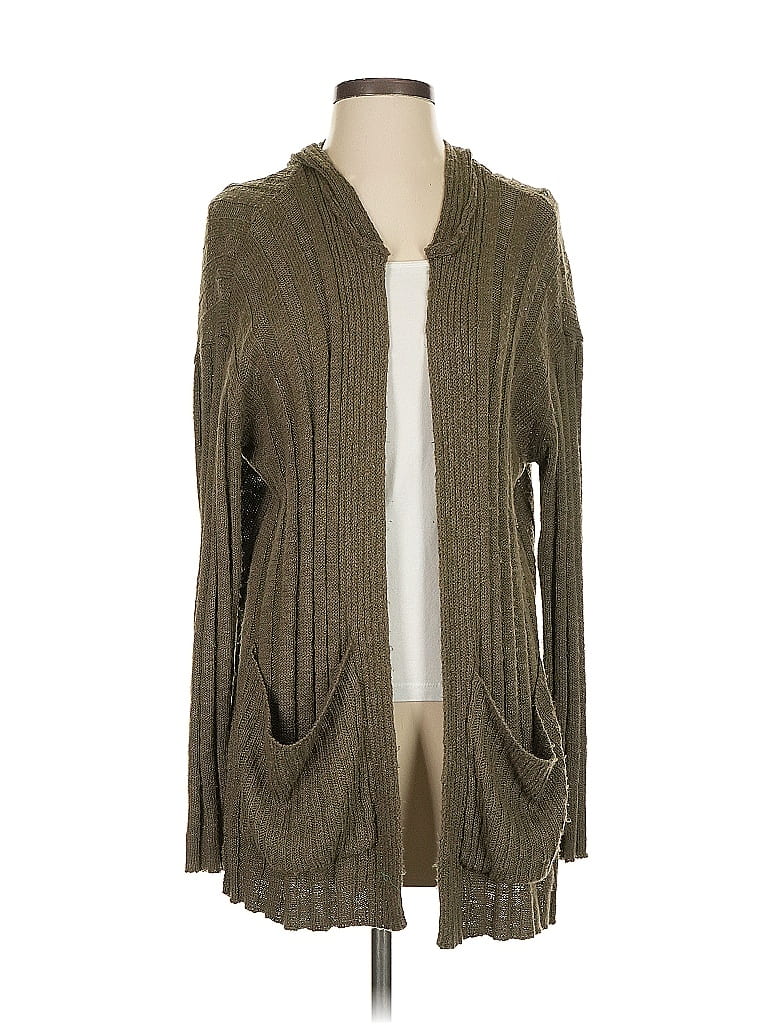 Pre-owned Pink Republic Cardigan Sweater In Brown