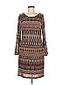Bethany Print Brown Casual Dress Size M - photo 1