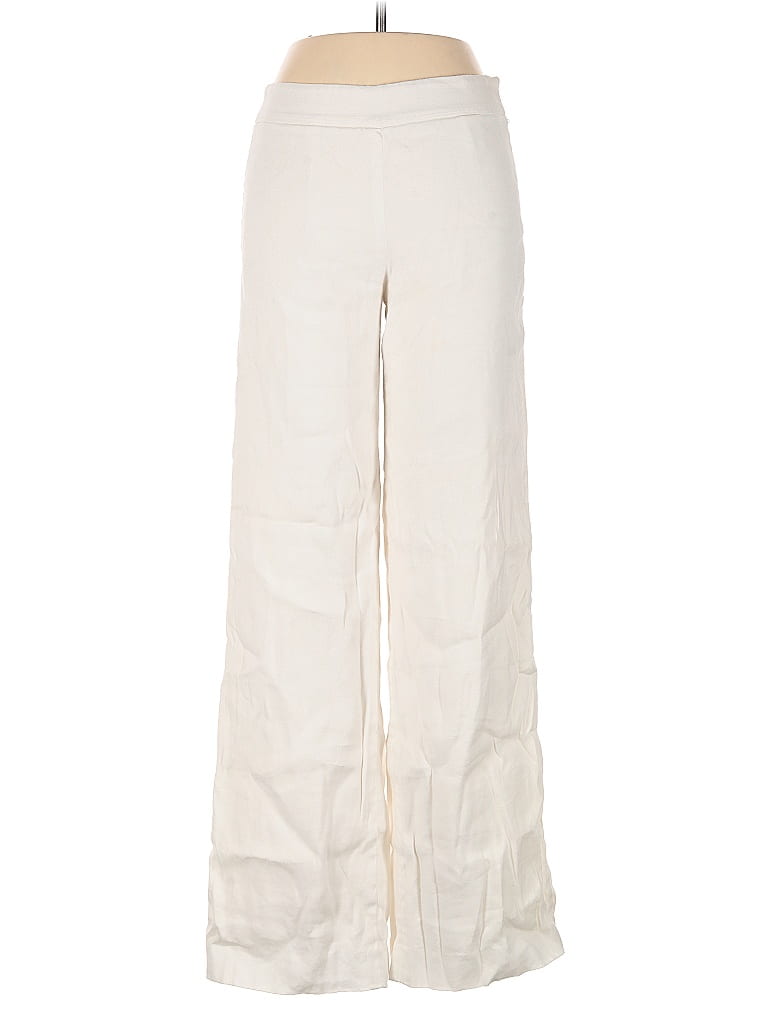 Ivanka Trump Ivory Linen Pants Size 4 - photo 1