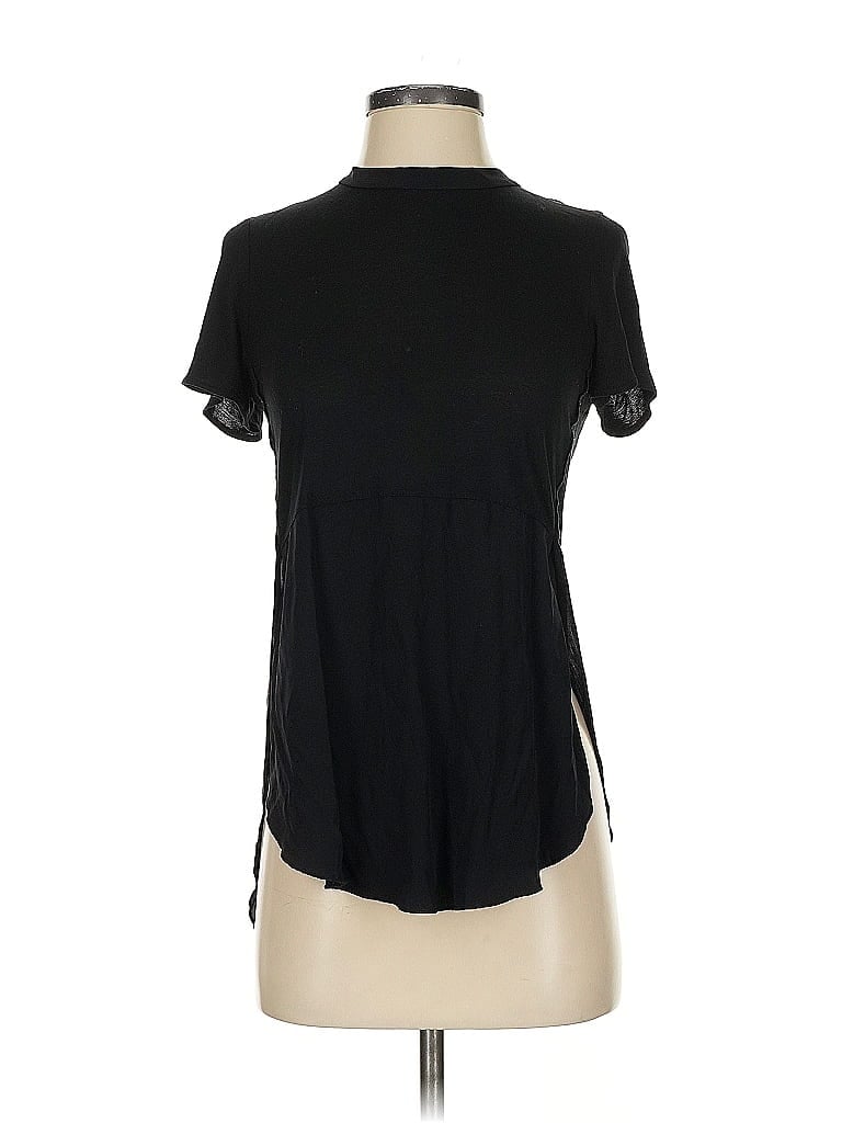 Pre-owned Wilfred Short Sleeve Turtleneck In Black