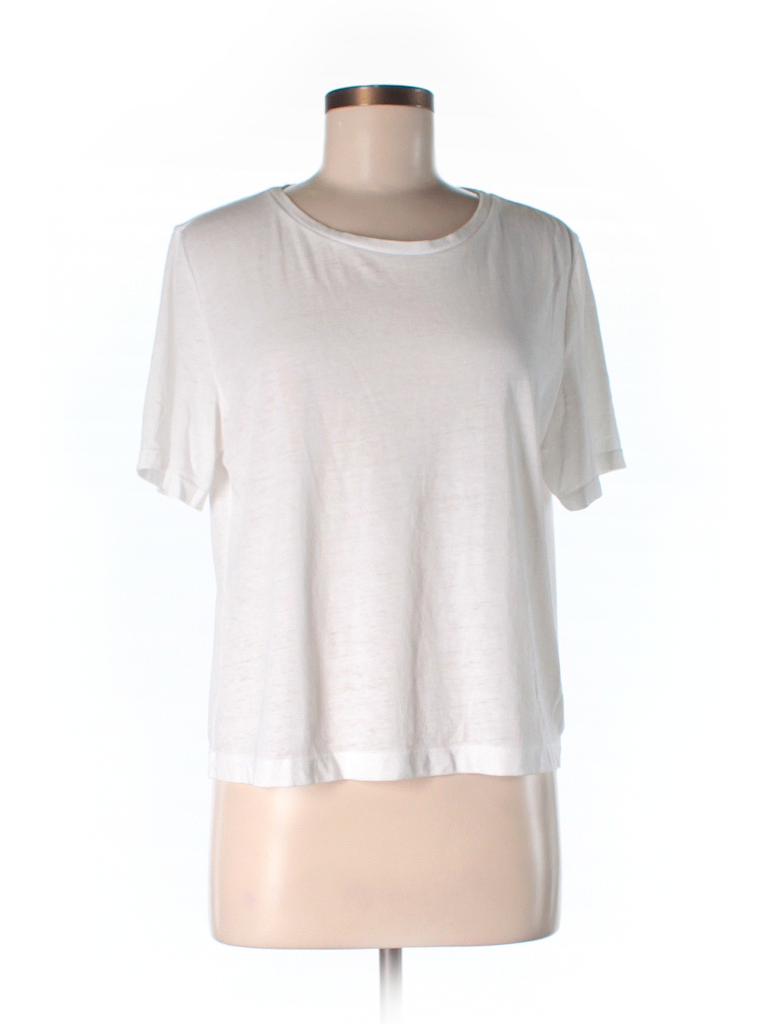 Gap Solid White Short Sleeve T-Shirt Size S (Petite) - 76% off | thredUP