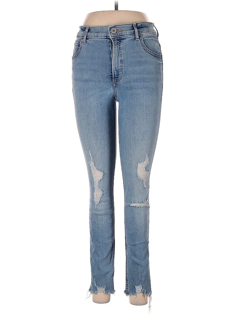 Pre-owned Express Outlet Jeans In Blue