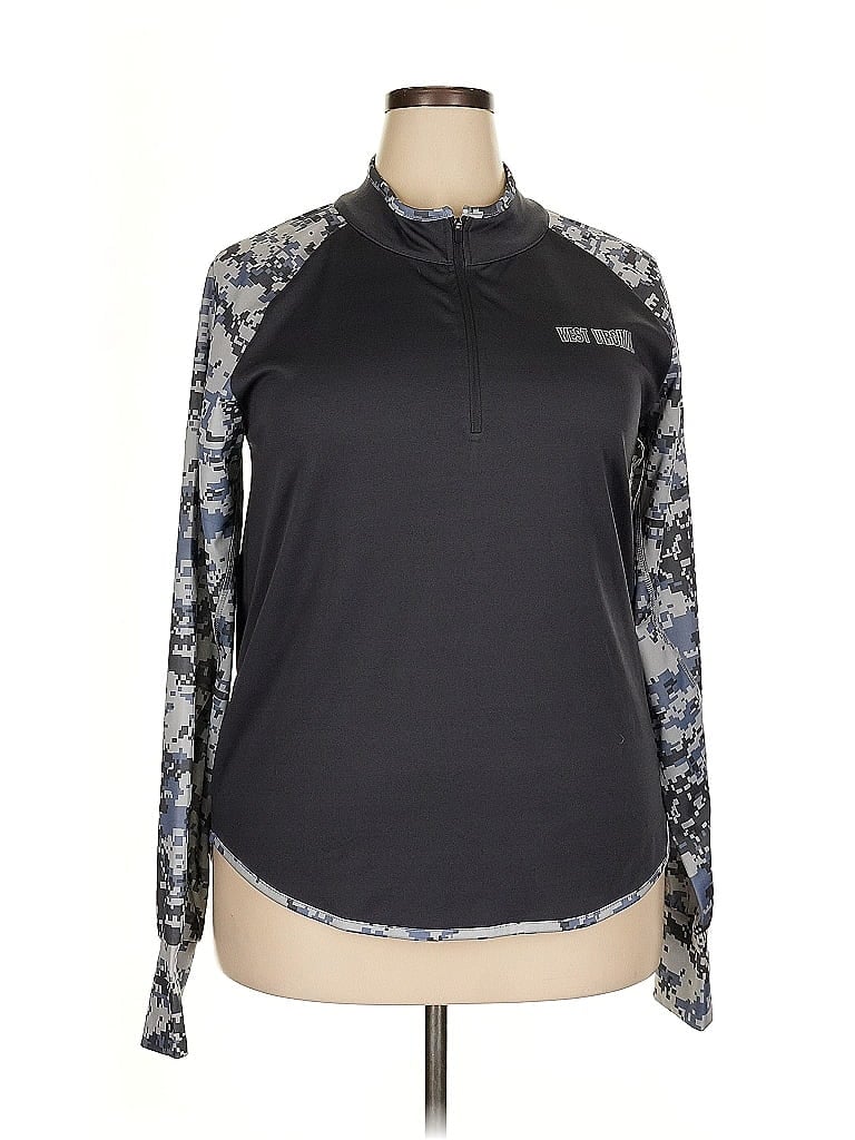 Colosseum Athletics 100% Polyester Gray Track Jacket Size XXL - photo 1
