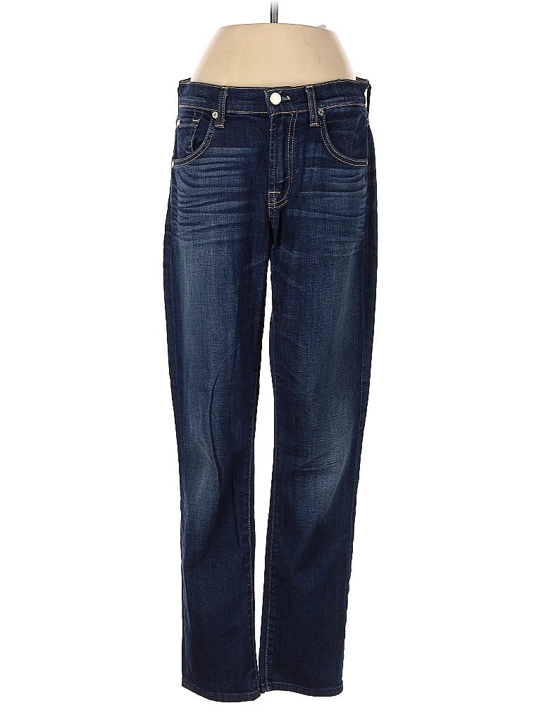 Pre-owned 7 For All Mankind Jeans In Blue