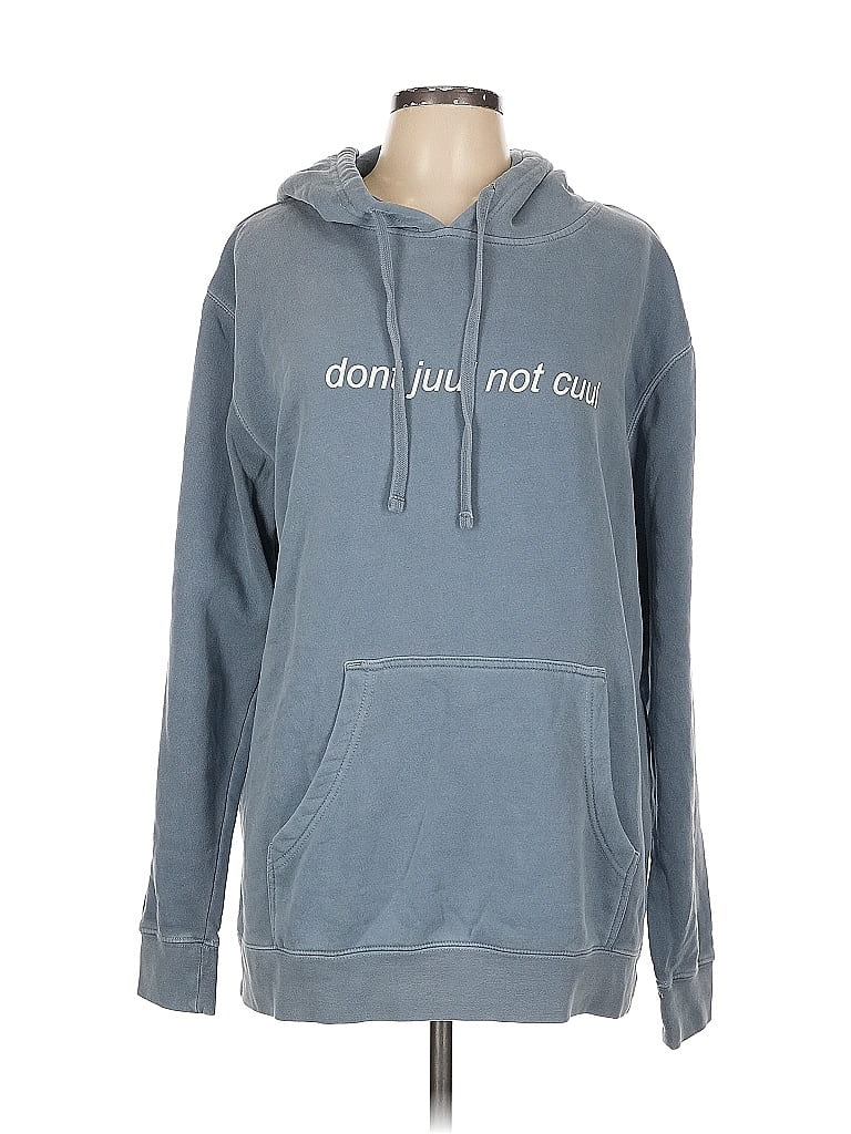 Independent Trading Company Blue Pullover Hoodie Size L 58 off ThredUp