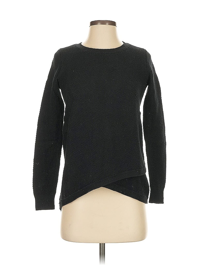 Pre-owned Madewell Pullover Sweater In Black