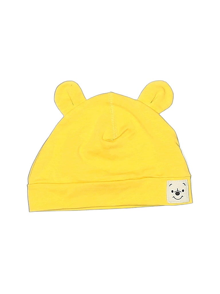Pre-owned H&m Babies' Beanie Hat In Yellow
